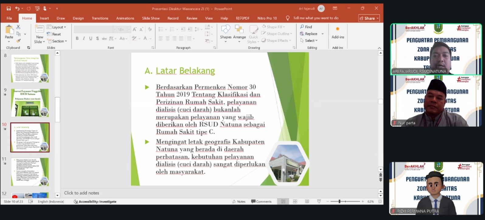 Komitmen reformasi birokrasi dan Zona Integritas APIP Inspektorat Natuna dalam mengawal akuntabilitas keuangan di wilayah perbatasan NKRI.
