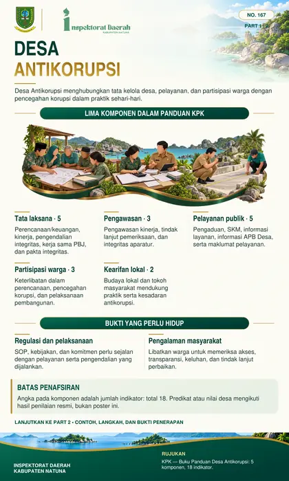 Desa Antikorupsi — Lima Komponen